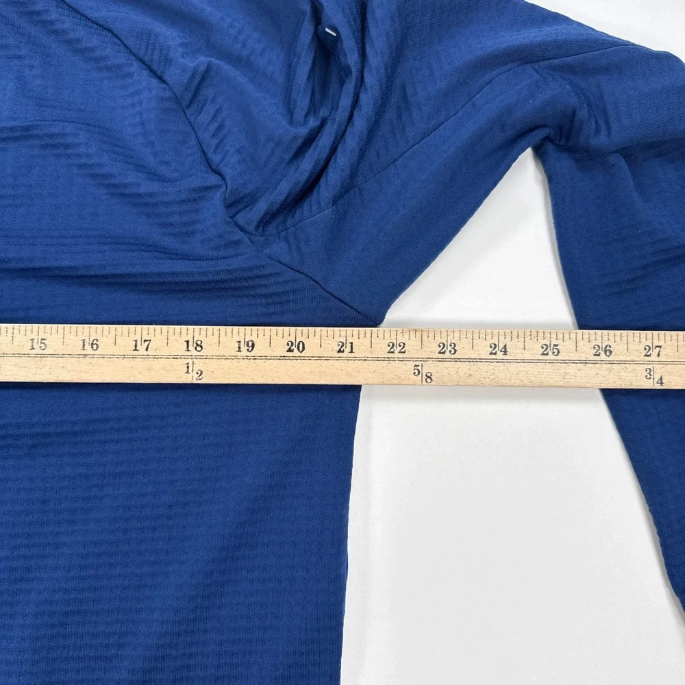 Nike Mens M Half Zip Navy Stride Therma FIT Repel Winterized Running Top HV2707
